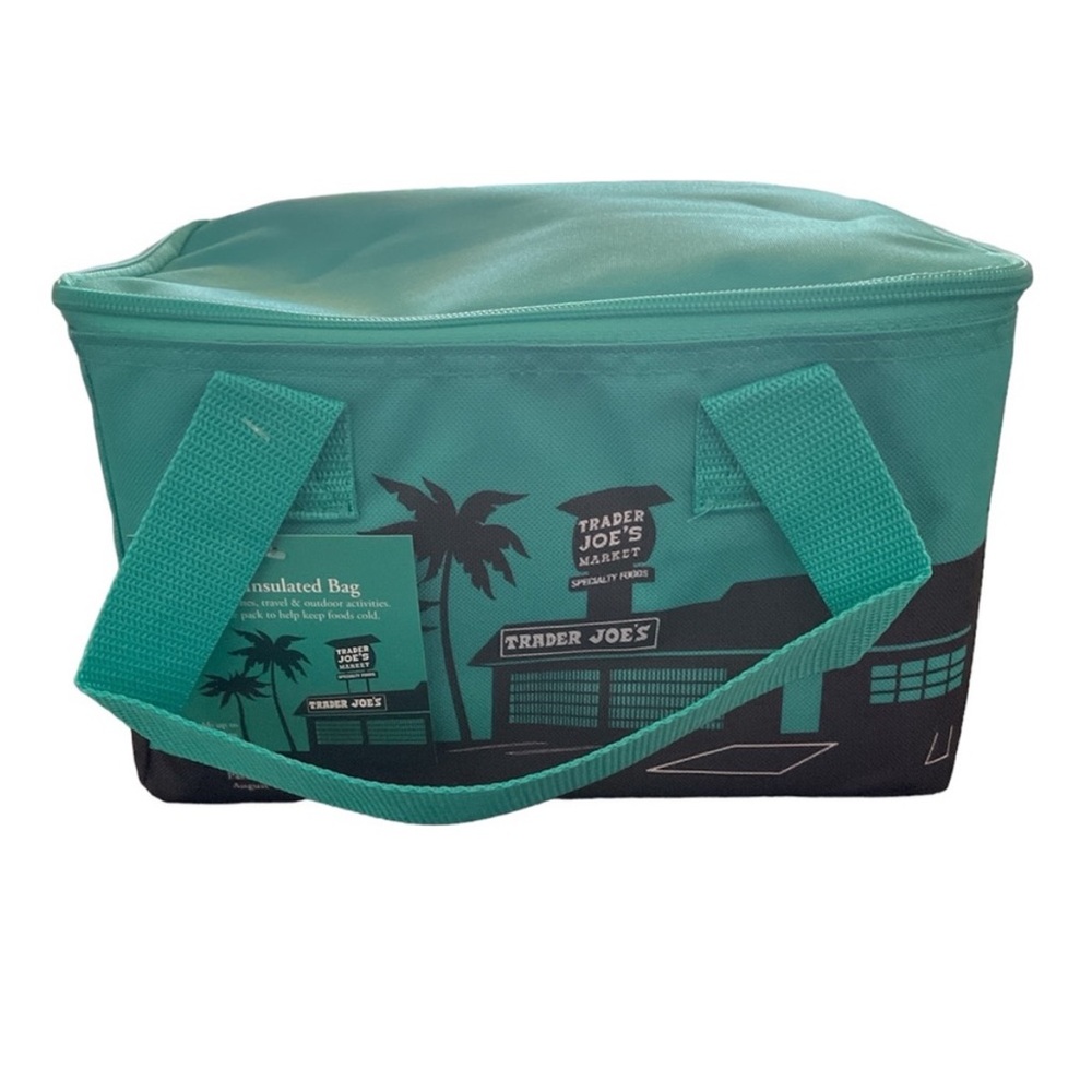 NWT, Trader Joe’s Teal Mini Insulated Bag